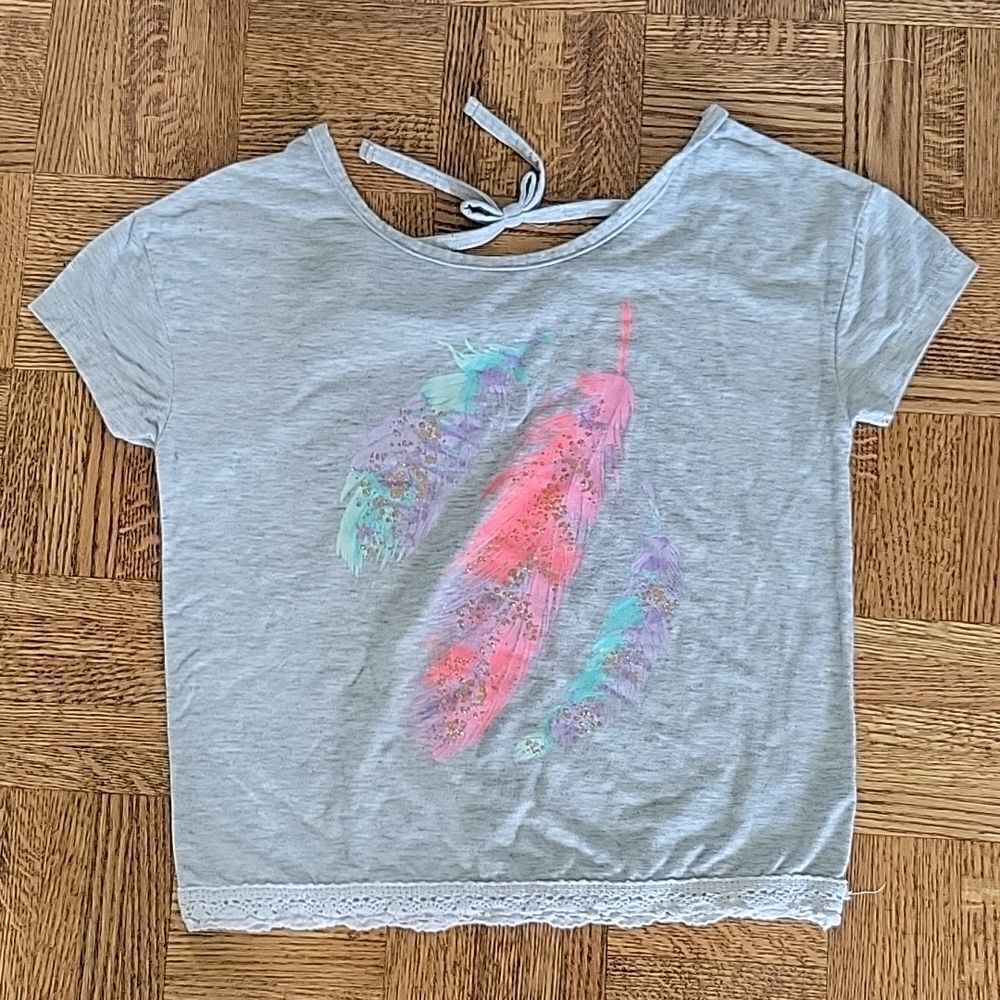 💖3/15💖 George feather print tee